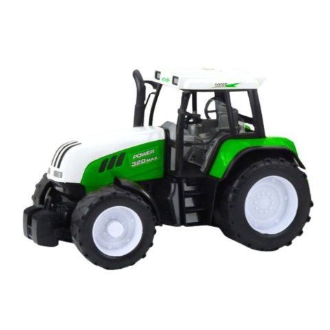 Traktor Rolniczy Farmerski Z Przyczepą Mieszalnik Paszy Zielony