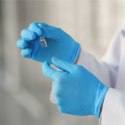 CLARA XS NIEBIESKIE Rękawice nitrylowe diagnostyczne, bezpudrowe, 100 szt.