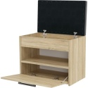 Szafka Na Buty Z Siedziskiem Sonoma 60x35x49cm Do Przedpokoju Milos Mini