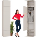 Garderoba do Przedpokoju Kaszmir Beż Szafa + Szafka na buty + Górna Goja 1S