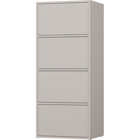 Komoda Szafka 4 Półki Drzwi do salonu Tip-On Kaszmir LAMA 50x119x40 cm