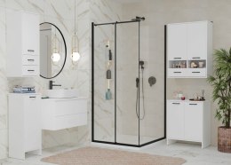 Szafka Łazienkowa Wisząca Biała Do Łazienki 3 Półki 2Szuflady 35x67x30 Kate