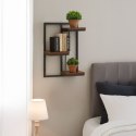 Kwietnik ścienny półka wisząca na kwiaty ozdoby 3 poziomy loft ModernHome
