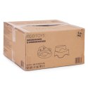 Nakładka na toaletę ze schodkami podestem dla dzieci różowa ECOTOYS