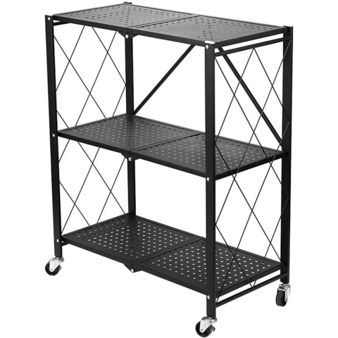 Regał Magazynowy Metalowy Składany Do Spiżarni Piwnicy 3 Półki 72x34x87