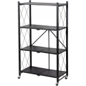 Regał Magazynowy Metalowy Składany Do Spiżarni Piwnicy 4 Półki 72x34x127