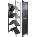 Regał Magazynowy Metalowy Składany Do Spiżarni Piwnicy 5 Półek 72x34x163