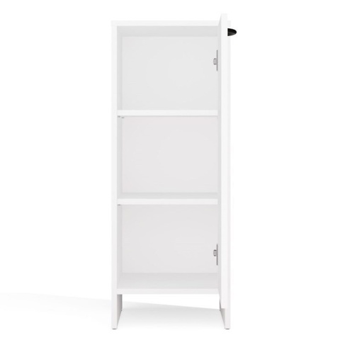 Szafka Łazienkowa Stojąca Biała Do Łazienki 3 Półki Wąska 35x90x30 cm Kate