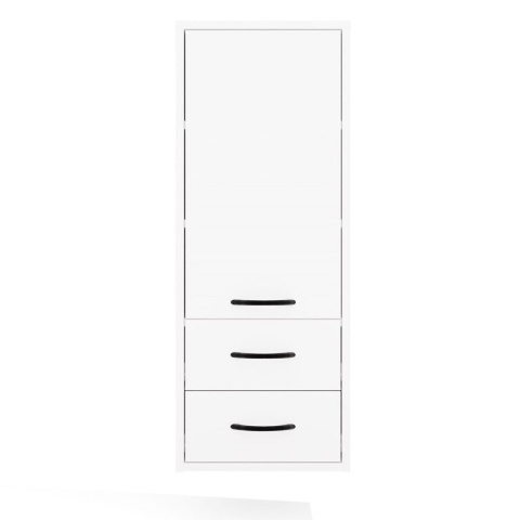 Szafka Łazienkowa Wisząca Biała Do Łazienki 3 Półki 2Szuflady 35x67x30 Kate