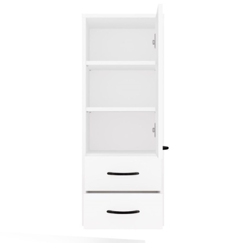 Szafka Łazienkowa Wisząca Biała Do Łazienki 3 Półki 2Szuflady 35x67x30 Kate