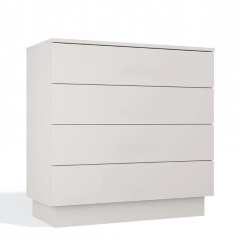 Komoda z 4 szufladami Do Salonu Sypialni Amelia 4S Szafka Kaszmir Beż 85 cm