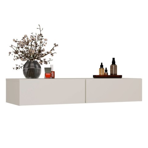Toaletka Kosmetyczna z 2 Szufladami Konsola Wisząca Kaszmir Gaja 110x40 cm