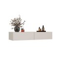 Toaletka Kosmetyczna z 2 Szufladami Konsola Wisząca Kaszmir Gaja 110x40 cm