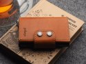 Portfel DOPPIO Max Pularys Skóra Nomad koniak 6,5x9,5x2,5 cm