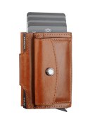 Portfel DOPPIO Max Pularys Skóra Nomad koniak 6,5x9,5x2,5 cm