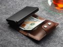 Portfel Skórzany Męski Brązowy Skóra Nomad RFID Pularys DOPPIO-M Na Prezent