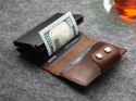 Portfel Skórzany Męski Brązowy Skóra Nomad RFID Pularys DOPPIO-M Na Prezent