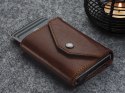 Portfel PORTER Go Pularys Skóra Nomad brązowy 6,5x10x2,5 cm