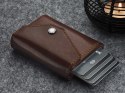 Portfel PORTER Go Pularys Skóra Nomad brązowy 6,5x10x2,5 cm