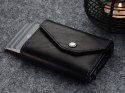 Portfel PORTER Go Pularys Skóra Nomad czarny 6,5x10x2,5 cm
