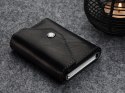 Portfel PORTER Go Pularys Skóra Nomad czarny 6,5x10x2,5 cm