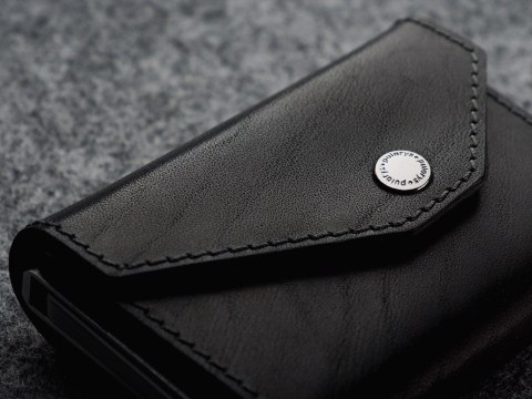 Portfel PORTER Go Pularys Skóra Nomad czarny 6,5x10x2,5 cm
