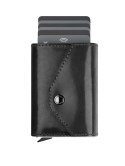 Portfel PORTER Go Pularys Skóra Nomad czarny 6,5x10x2,5 cm