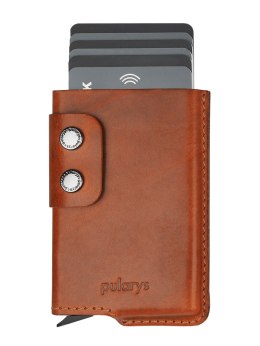 Portfel FUNKY Pularys Skóra Nomad koniak 7x10x2 cm