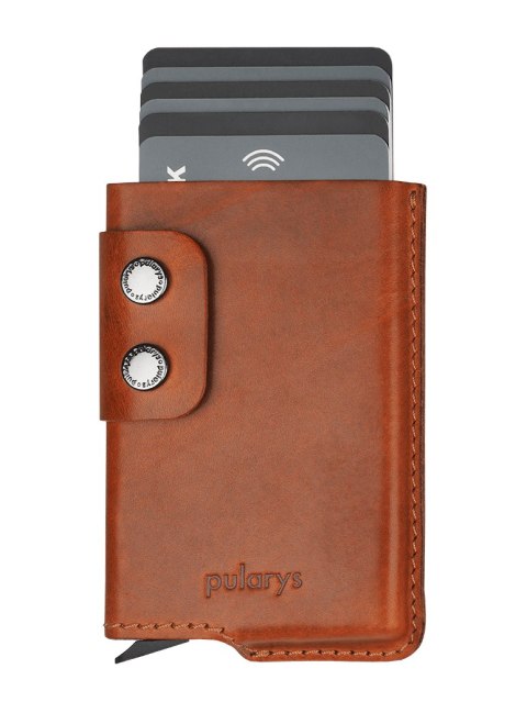 Portfel FUNKY Pularys Skóra Nomad koniak 7x10x2 cm