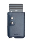 Portfel FUNKY Pularys Skóra Italia granatowy 7x10x2 cm