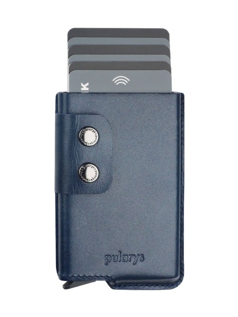 Portfel FUNKY Pularys Skóra Italia granatowy 7x10x2 cm