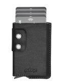 Portfel FUNKY Pularys Skóra Nomad czarny 7x10x2 cm