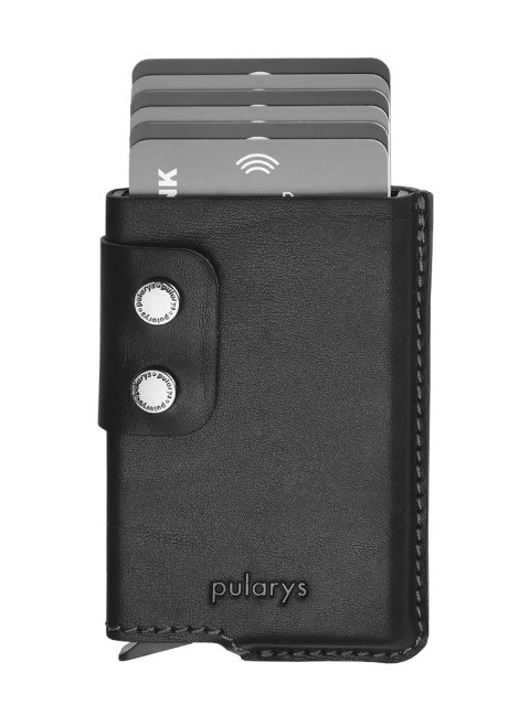 Portfel FUNKY Pularys Skóra Nomad czarny 7x10x2 cm