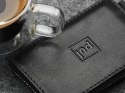 Portfel OLDTIMER SLIM Pularys Skóra Nomad czarny 10,5x7 cm