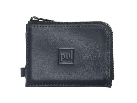 Portfel OLDTIMER SLIM Pularys Skóra Nomad granatowy 10,5x7 cm
