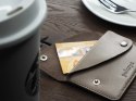 Portfel RETRO Pularys Skóra Italia caffe latte 10x7x0,5 cm