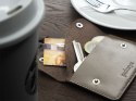 Portfel RETRO Pularys Skóra Italia caffe latte 10x7x0,5 cm
