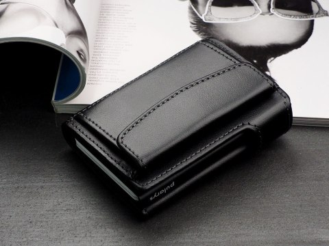 Portfel SOLO Max Pularys Skóra Italia czarny 7,5x9,5x3 cm