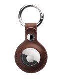 Brelok na AirTag Pularys Skóra Nomad brązowy 9,2x4,4 cm
