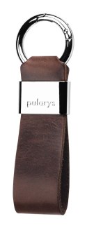 Brelok Pularys Skóra Nomad brązowy 3,5x11,9 cm