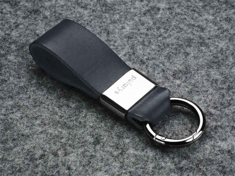 Brelok Pularys Skóra Nomad granatowy 3,5x11,9 cm