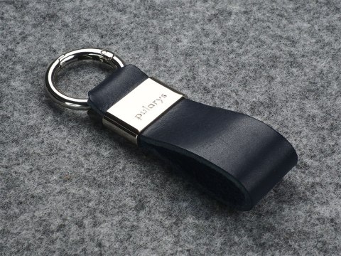 Brelok Pularys Skóra Nomad granatowy 3,5x11,9 cm
