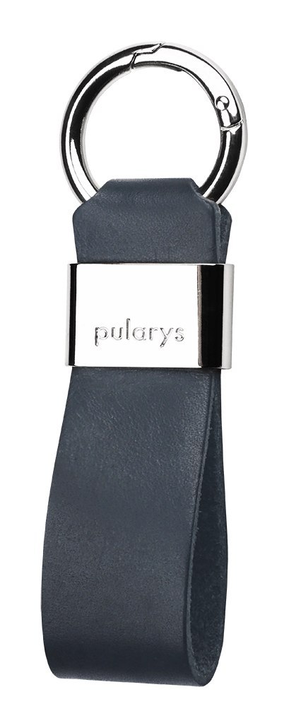 Brelok Pularys Skóra Nomad granatowy 3,5x11,9 cm