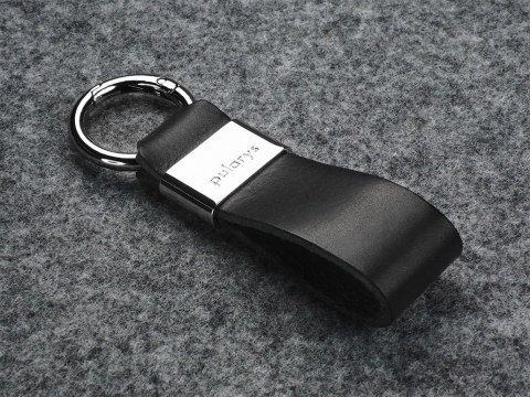Brelok Pularys Skóra Nomad czarny 3,5x11,9 cm