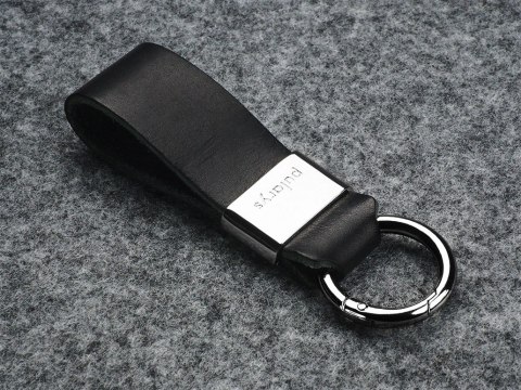 Brelok Pularys Skóra Nomad czarny 3,5x11,9 cm