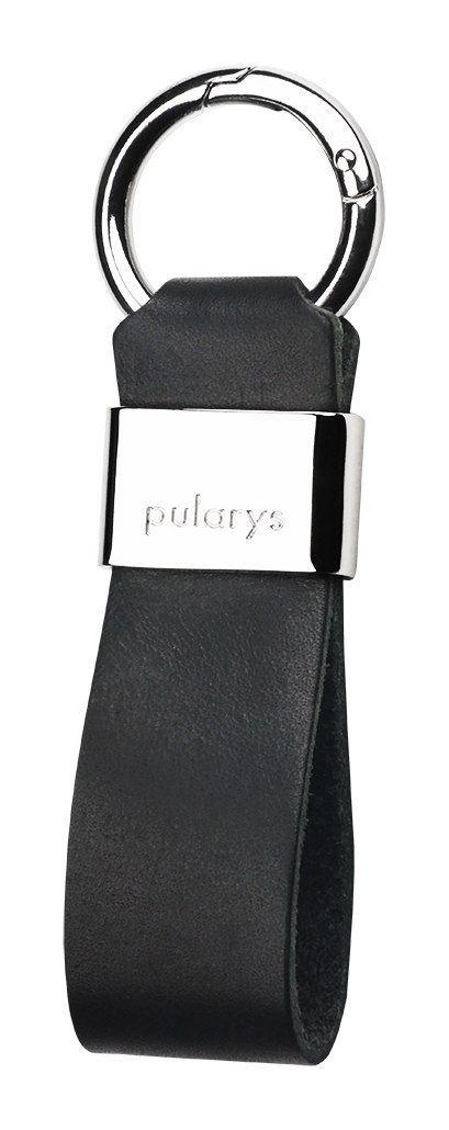 Brelok Pularys Skóra Nomad czarny 3,5x11,9 cm