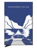 Etui na karty kredytowe RFID ZEN "IN THE FJORDS" Pularys Aluminium granatowy 6x9,5x1 cm