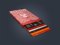 Etui na karty kredytowe RFID ZEN "THE MERMAID" Pularys Aluminium Czerwony 6x9,5x1 cm