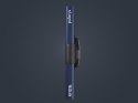 Etui na karty kredytowe RFID ZEN z uchwytem na AirTag Pularys Aluminium, Plastik granatowy 6x9,5x1 cm