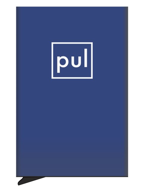 Etui na karty kredytowe RFID ZEN z uchwytem na AirTag Pularys Aluminium, Plastik granatowy 6x9,5x1 cm